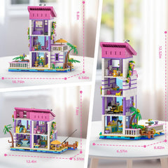 NewABWN LEGO Friends-compatible bricks expand creativity and display options.