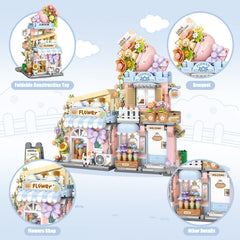 NEWABWN Panda mini building toy with panda figure for storytelling and creativity.