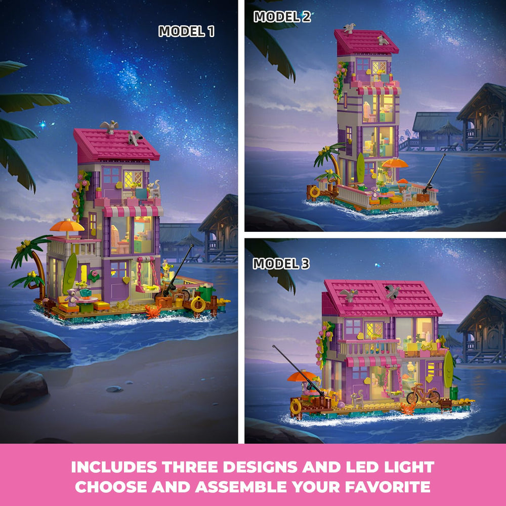 NewABWN seaside villa display model for home decoration and imaginative play.