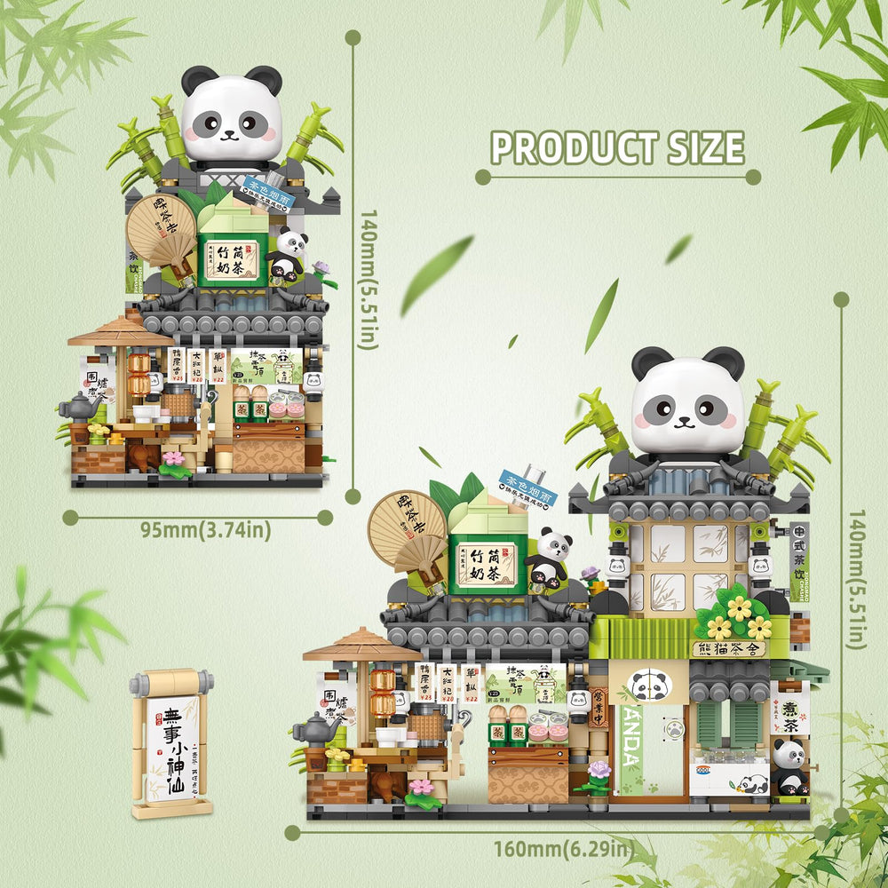 NEWABWN Street View Tea Shop on desk encourages focus and family play.