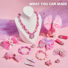 NewBandMo headbands set adds versatile pink style for school or party.