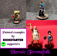 Newcombie Wildspire 29 townfolk NPC figure ideal for quest hooks and tabletop storytelling