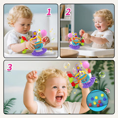 Newcrave pull string toy encourages cause-and-effect while developing grip