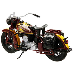 NewRay Indian Sport Scout 1934 brown rear view capturing period styling