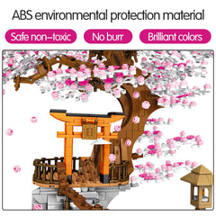 NEWRICE Sakura tree kit with bright branches for a refined diorama.