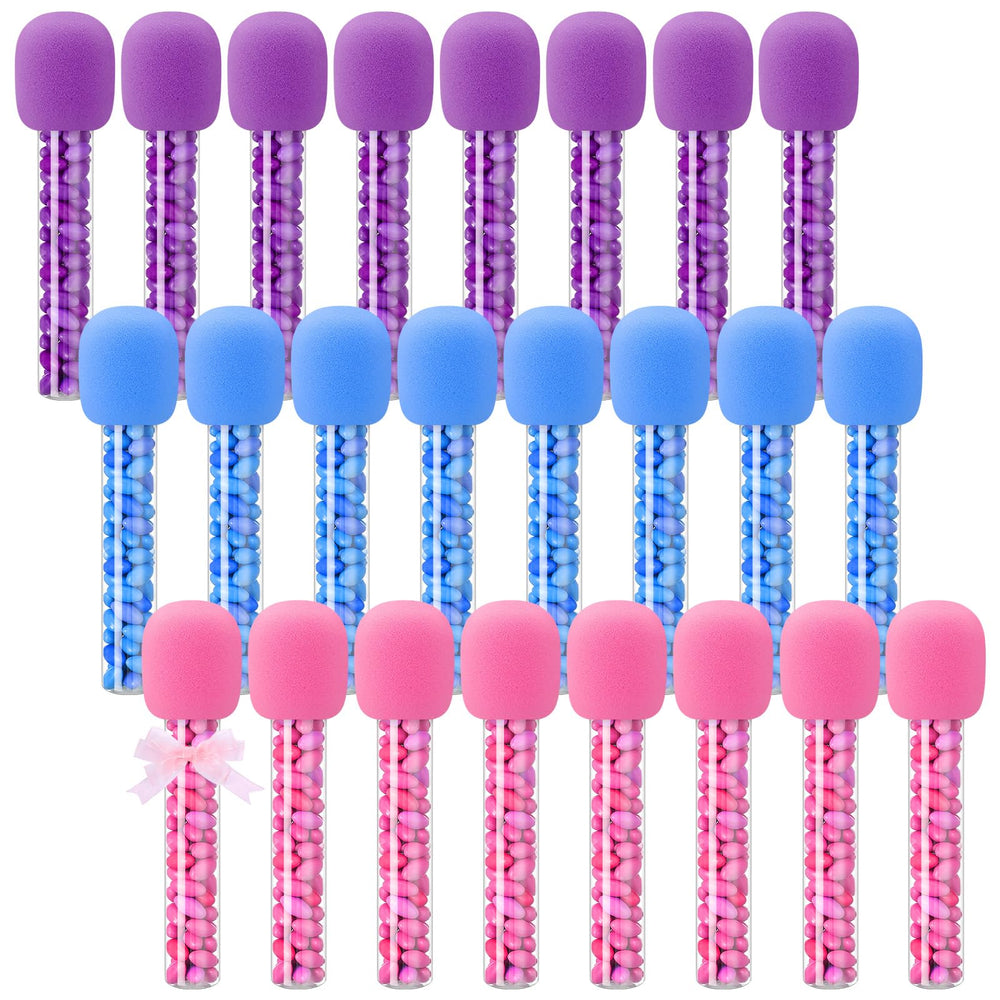 Newtay microphone candy tubes colorful kit for playful karaoke decor