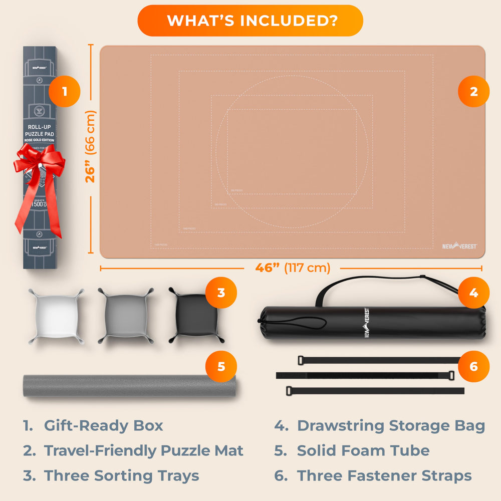 Newverest puzzle rollup protects your progress during moves and family playtime.