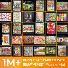 Newverest puzzle mat top is smooth for effortless piece maneuvering on the surface.