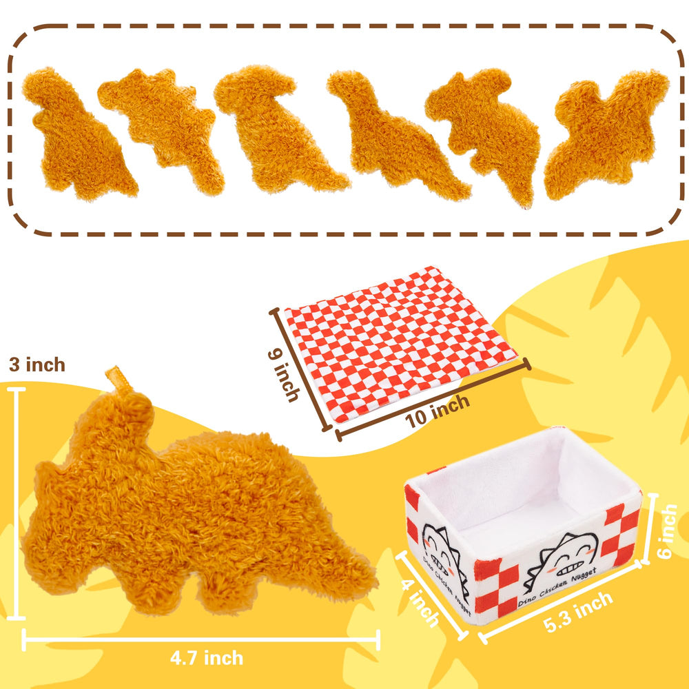 NEWYANG Chicken Nugget Plush Triceratops brightens shelves with friendly charm