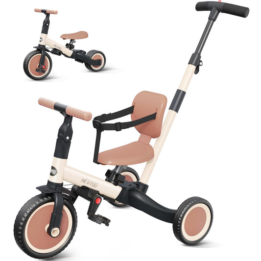 Newyoo TR007 front view with sturdy frame for safe, active toddlers.