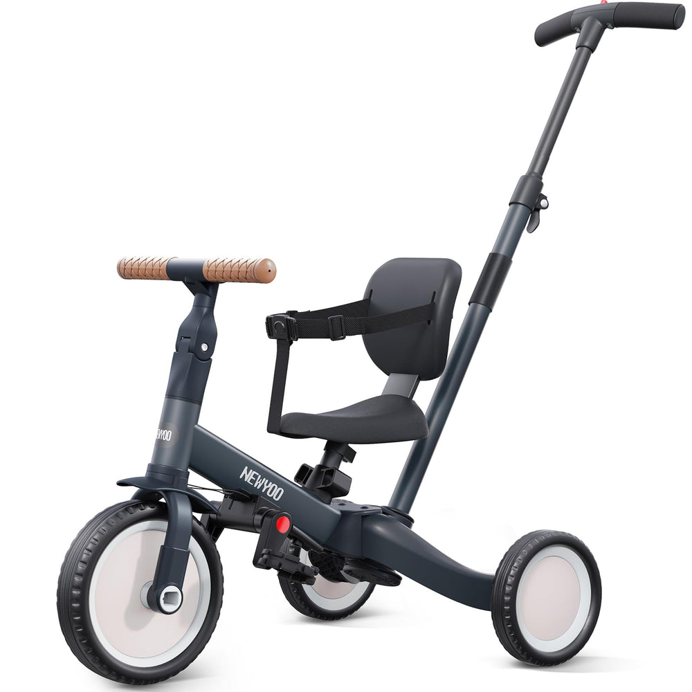 Newyoo TR007 toddlers tricycle during assembly for quick setup