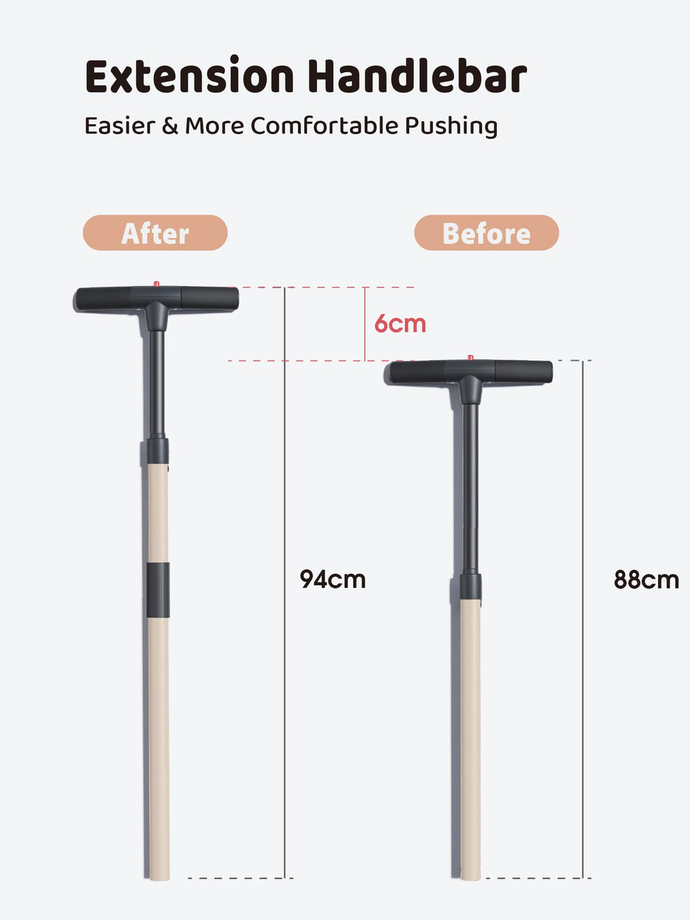 newyoo TR008 easy assembly image shows quick setup for busy families