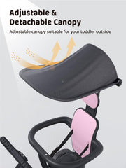 newyoo tricycle pink carbon steel frame ensures durability