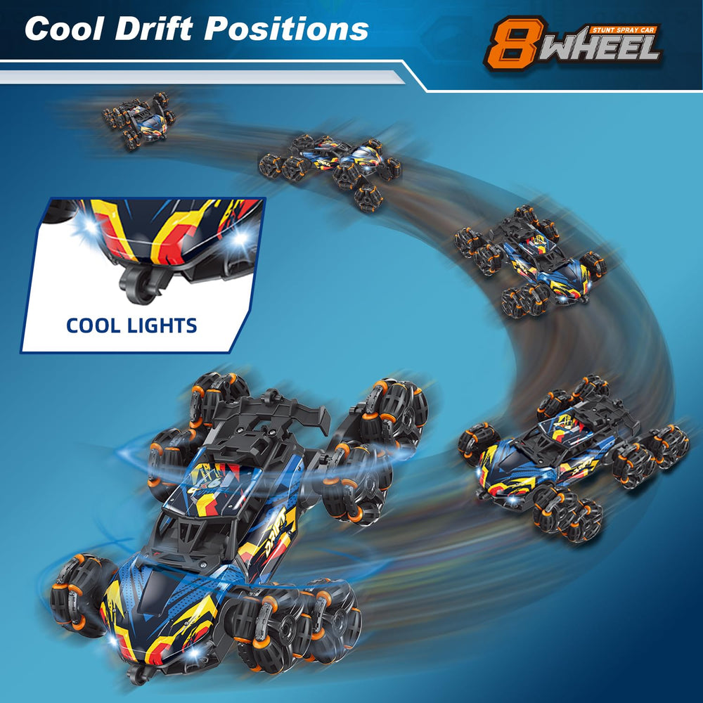 NEXBOX Cool 8-Wheels double-sided driving enables flips from either side
