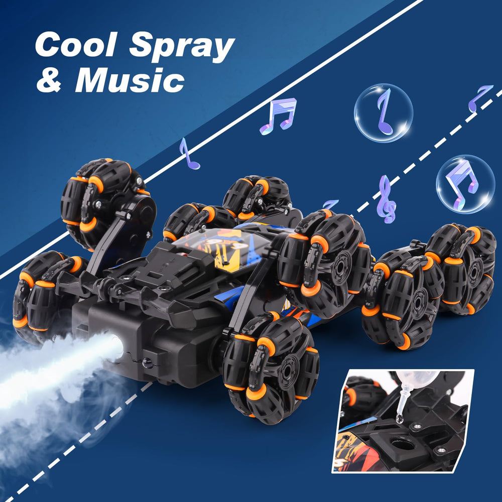 NEXBOX Cool 8-Wheels gesture remote demonstrates hands-free control for immersive play