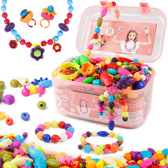 NEXBOX Girls Jewelry Kit package overview for safe, colorful creative play.