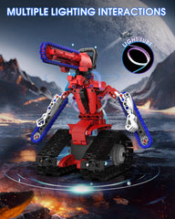 NEXTJOY chainsaw dog model combines fun with creative building
