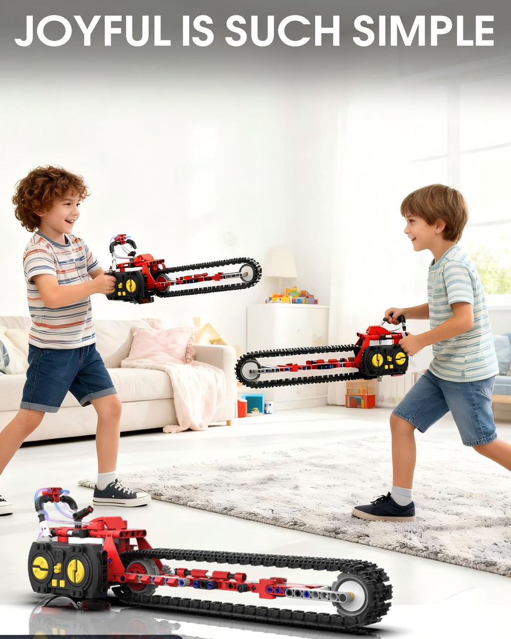 NEXTJOY led lighting effects illuminate models for dramatic play