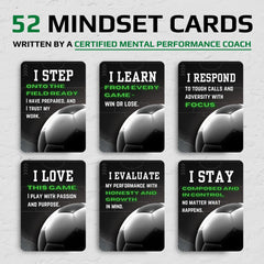 Next Play Mindset in-hand, durable compact confidence boosters for sideline routines.
