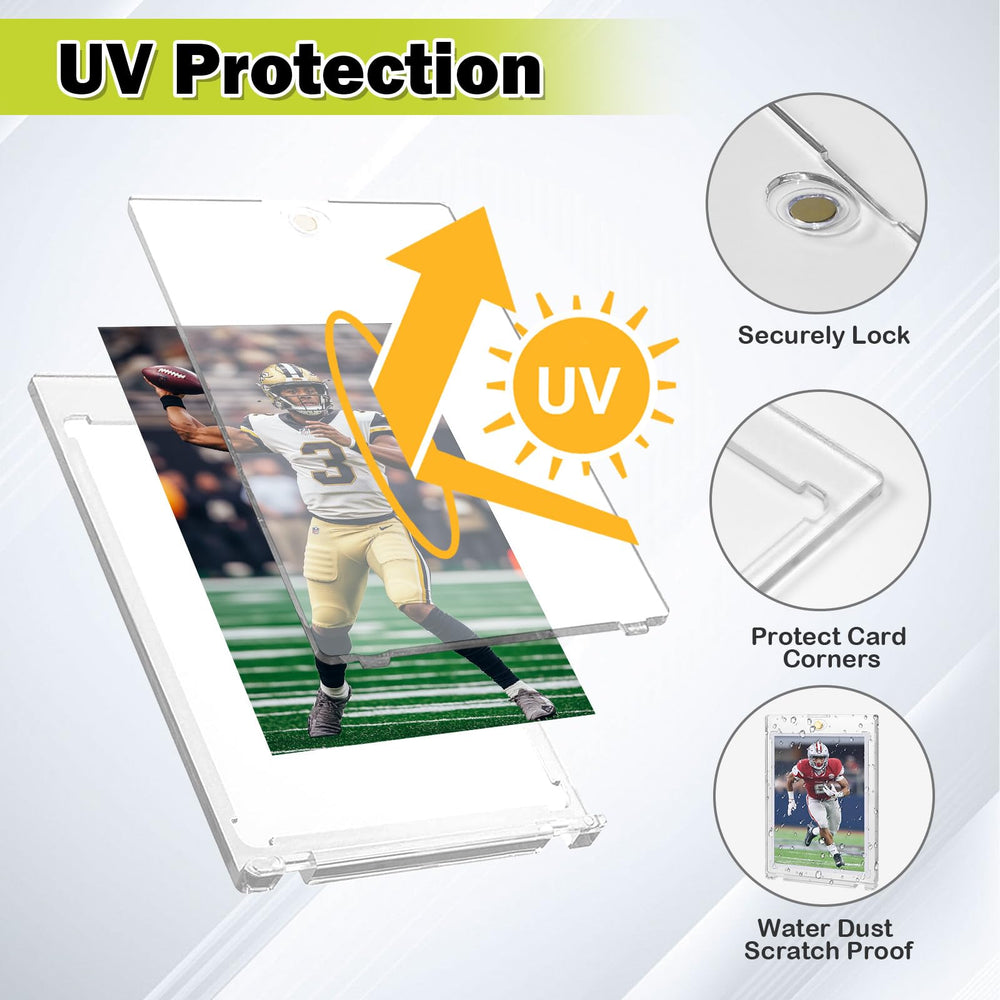 Ngdiluxury diamond-cut corners protect card edges from damage and bending
