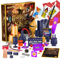 Nicella Magic Kit 35-in-1 set on display, sparks creativity for young magicians
