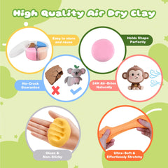 Nicella odorless air-dry process enabling safe, mess-free craft sessions anywhere