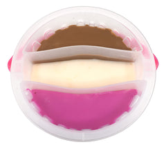 Nickelodeon Slime Ice Cream Bucket chocolate slime adds satisfying squeeze-and-stretch play.