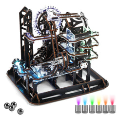 Nicknack 3D puzzle marble run with LED lights for immersive play