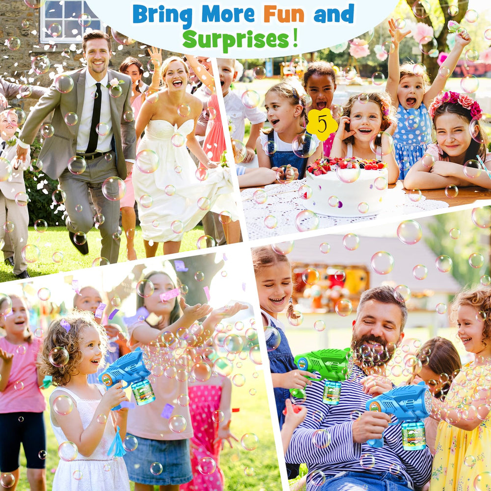 Nicmore portable bubble blaster ideal for parks and travel.