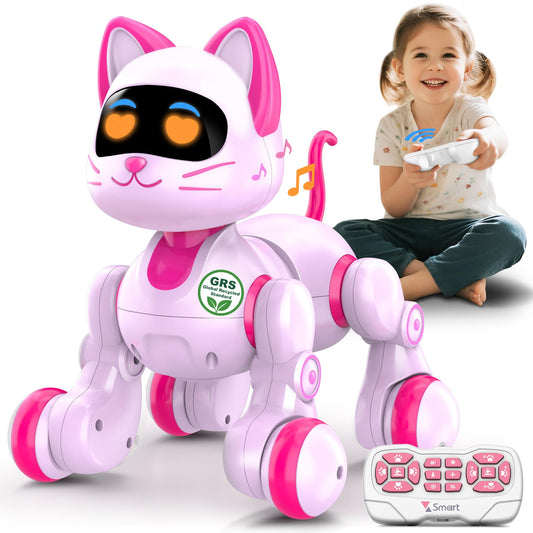 Nicmore Robot Cat dances through lively motions for imaginative playtime.