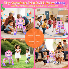 Nicmore trophy slider feature supports early color and shape recognition.
