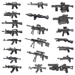 Nicolababe weapons collection with detailed textures for miniatures