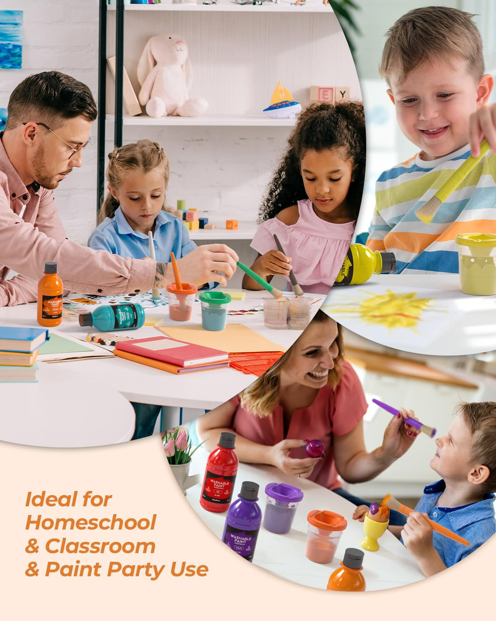 Nicpro art sponges support soft blending and easy cleanup.