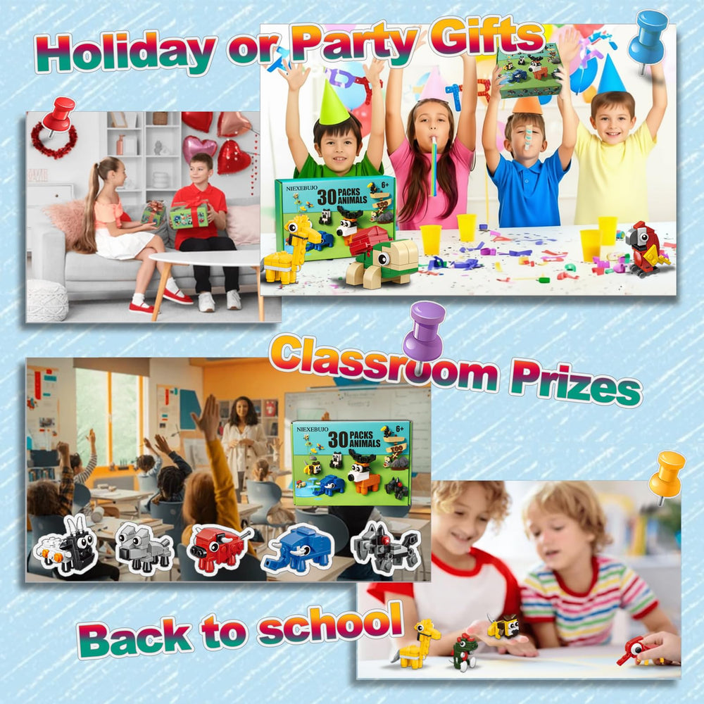NIEXEBUJO STEM learning through play highlights color and shape recognition