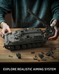 Nifeliz 2S4 aiming system control demonstrates manual operation realism