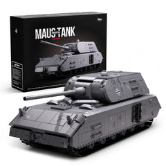 Nifeliz Maus tank model with camouflage pattern for realistic home display.