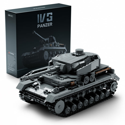 Nifeliz Panzer IV G engine parts in metallic finish for authentic detail