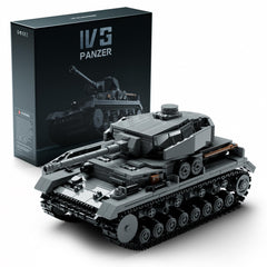 Nifeliz Panzer IV G engine parts in metallic finish for authentic detail