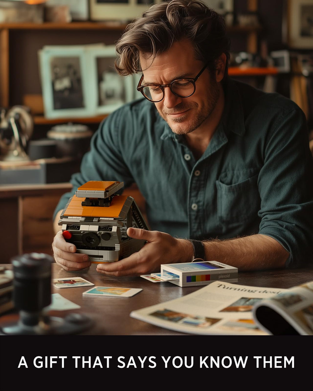 Nifeliz Plexoid BX-70 camera model serves as a tactile desk display