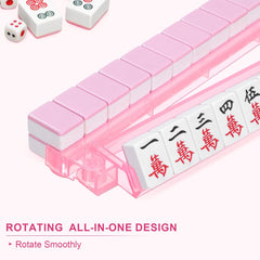Niflirt clear acrylic mahjong racks offer a modern look for organized gameplay.
