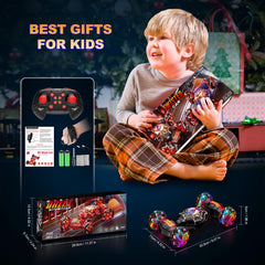 Nikuku Gesture Sensing RC Stunt Car kids playing and racing together
