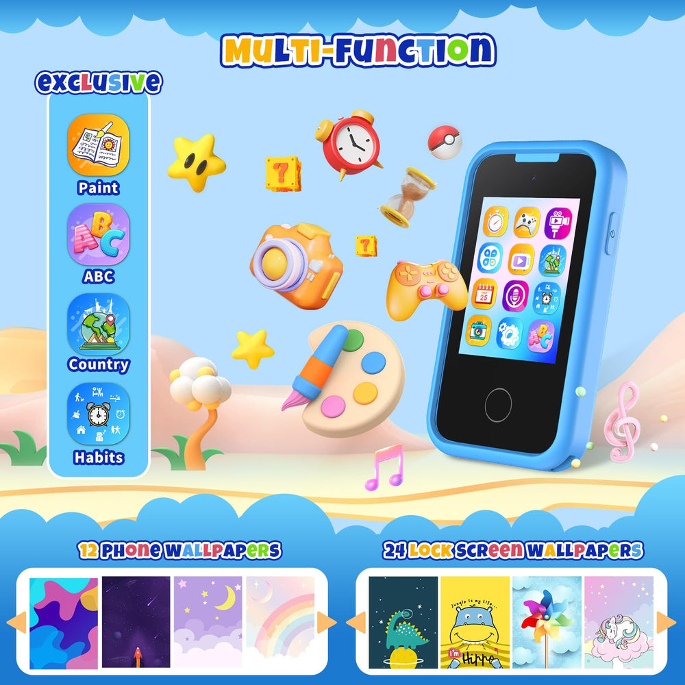 Nikuku Kids Smart Phone dual camera captures quick kid moments