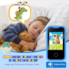 Nikuku Kids Smart Phone held in hand for portable play