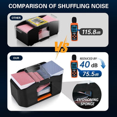 Nileole Quiet Shuffler battery unit, 2000mAh for many shuffles between charges.
