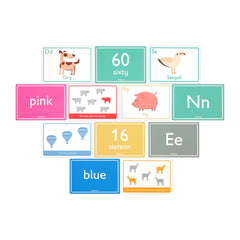 Nimmie & Moose wipe-clean surface keeps cards neat after daily use.