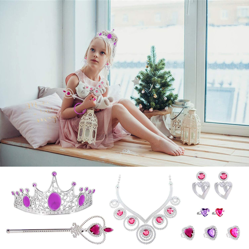NINAOR 56-pack princess dress-up set shows bright coordinated designs