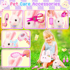 NINAOR Easter Bunny toy accessories set for immersive pretend play sessions