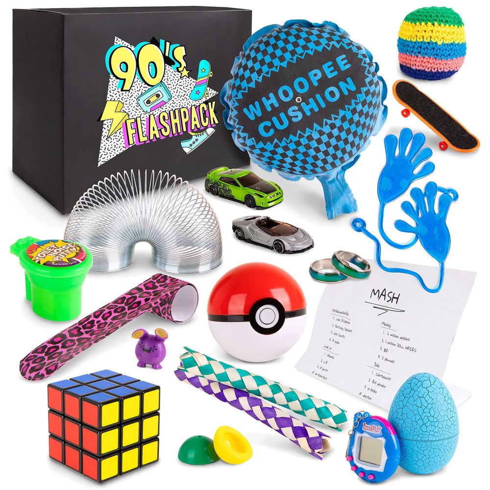 Nineties Flashpack toy collection highlights classic items for nostalgic gifting