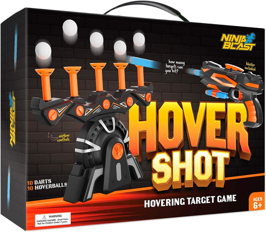 Ninja Blast HoverShot base with floating targets for engaging home practice