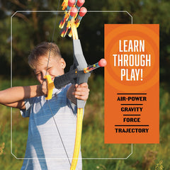 Ninja Blast quick-release spinning handle reduces friction for stronger shots.